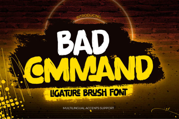 Bad Command Font for Bold and Classy Web Design