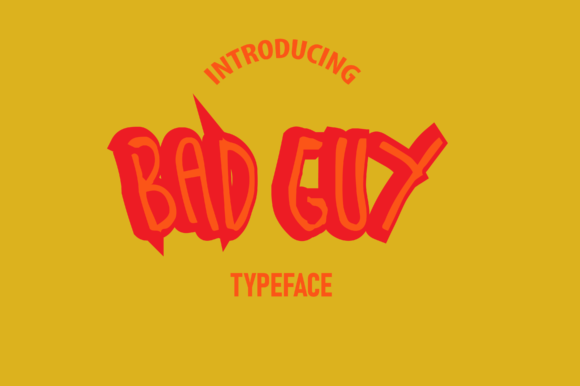 Bad Guy Font: A Whimsical Typeface for Editorial Design