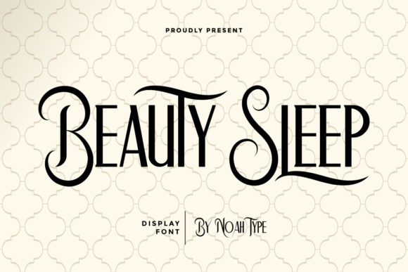 Beauty Sleep Font for Creative Makers and Shop Owners