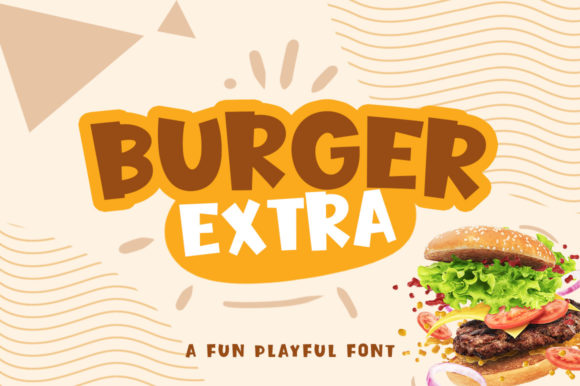 Burger Extra: A Retro Display Font with a Modern Twist