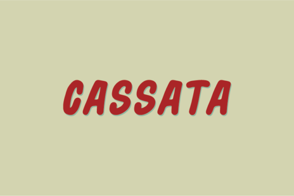 Cassata: A Natural Display Font for Editorial Elegance