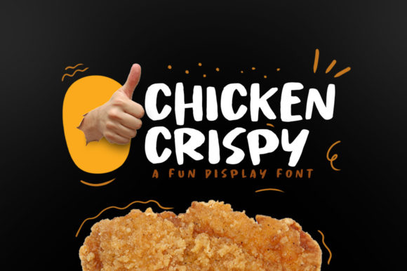 Chicken Crispy Font for Digital Branding and Web Design