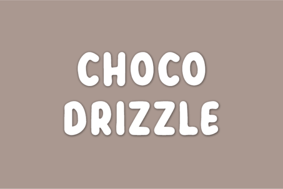 Choco Drizzle Font for Bold Branding and Eye-Catching Designs