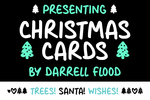 Christmas Cards Font: A Festive Display Typeface for Crafters