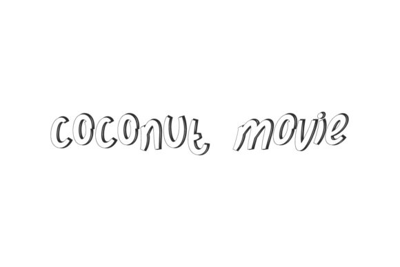Coconut Movie Font for Eye-Catching Campaigns
