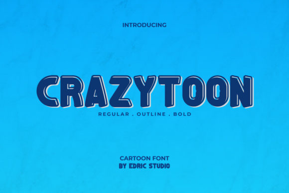 Crazytoon Font for Creative Brands