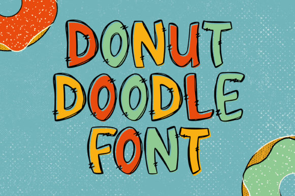 Donut Doodle Font for Modern Web Design Projects