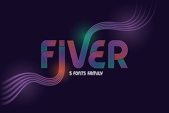 Fiver Display Font for Bold and Modern Branding
