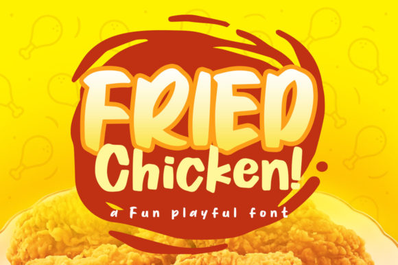 Fried Chicken Font for Creative and Retro-Styled Designs