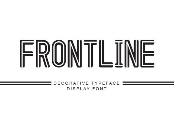 Frontline Font for Handmade Creations and Shop Branding