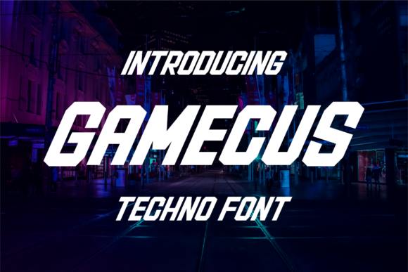 Gamecus Font: A Bold Display Typeface for Business Branding