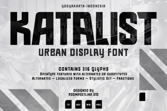 Katalist Display Font for Stronger Campaign Visuals
