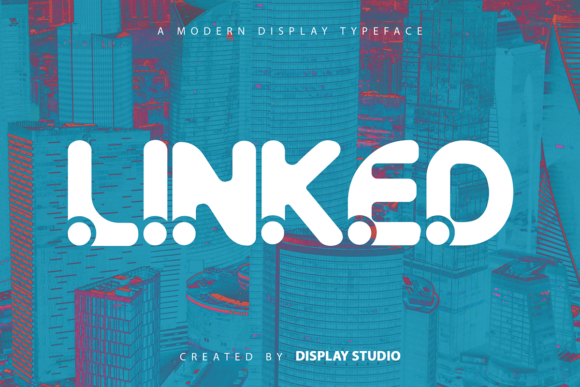 Linked Font: Bold, Modern Display Type for Professional Designs