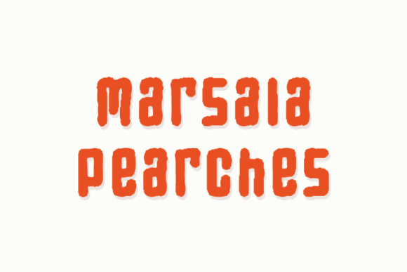 Marsala Pearches Font for Handmade Branding and Creative Designs