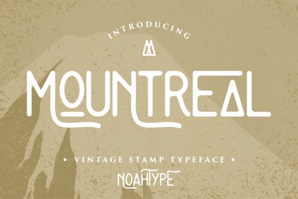 Mountreal Font: Elevate Your Brand with Vintage-Inspired Typography