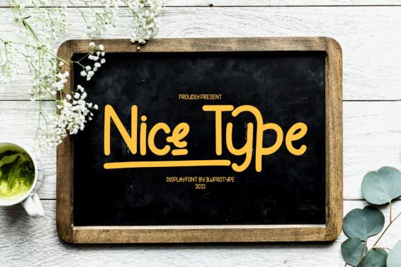 Nice Type: A Display Font for Creative Product Makers