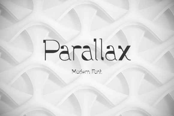 Parallax Display Font for Bold Editorial Design