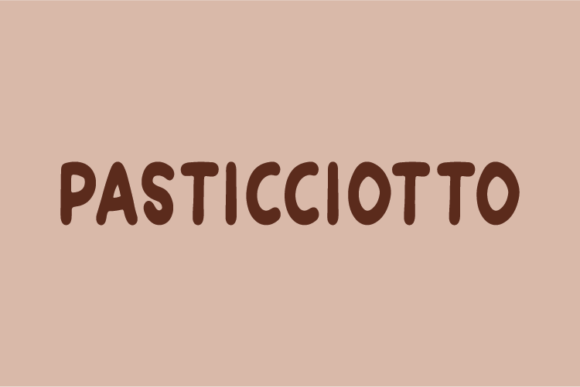 Pasticciotto Font: A Natural Display Typeface for Digital Designers