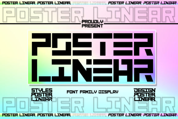 Poster Linear: A Bold and Futuristic Display Font for Marketers
