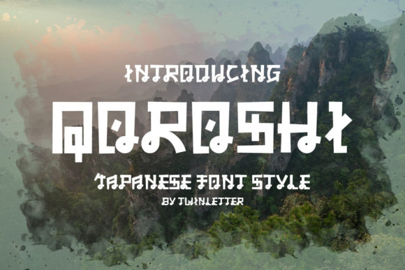 Qoroshi Font: A Japanese-Inspired Display Typeface for Editorial Design