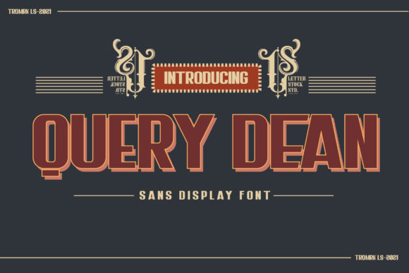 Query Dean Font: A Bold Display Typeface for Digital Designers