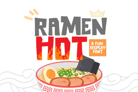 Ramen Hot Font: A Playful Display Typeface for Digital Projects