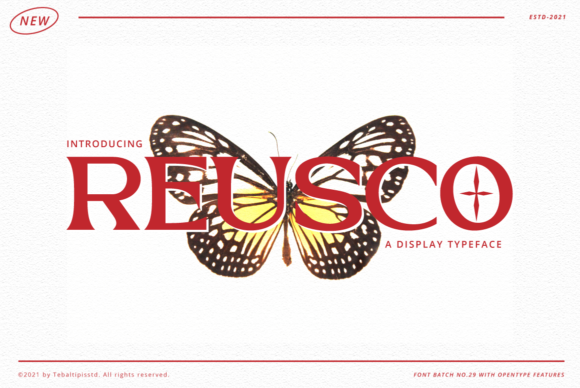 Reusco Font for Crafting and Branding Projects