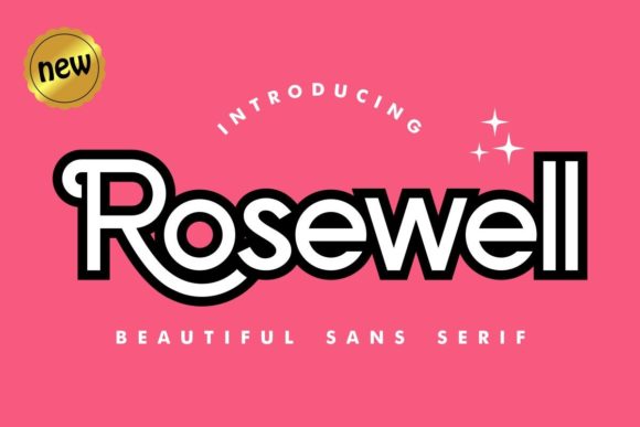Rosewell Font: A Whimsical Typeface for Business Branding