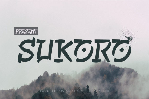 Sukoro: A Japanese-Inspired Display Font
