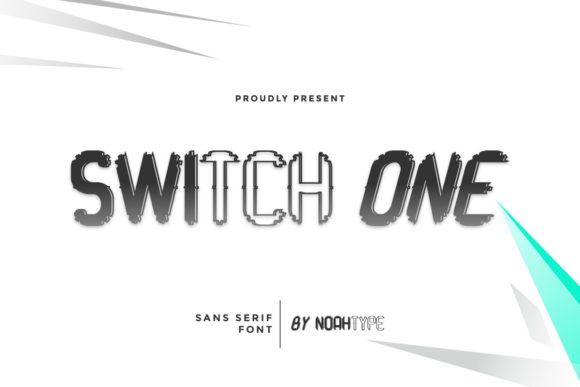 Switch One Font: A Bold Display Typeface for Editorial Design