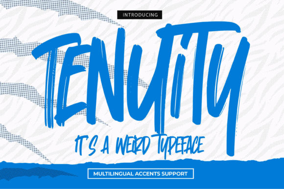 Tenuity Display Font for Bold Branding and Eye-Catching Campaigns
