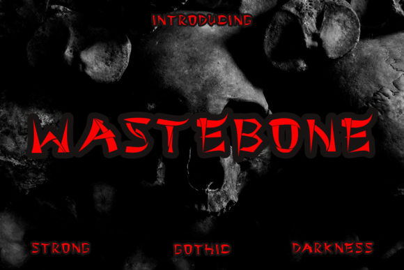 Wastebone Font Review: A Bold Display Typeface for Dark, Creative Projects