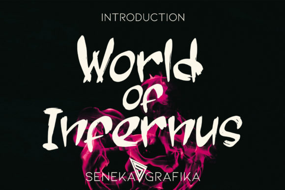 World of Infernus Font Review: A Handmade Display Typeface for Bold Branding