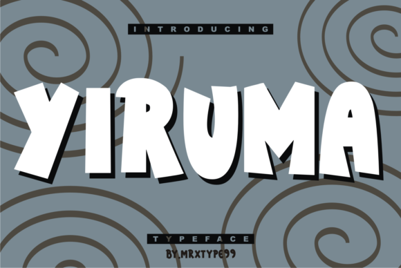 Yiruma Font: A Bold Display Typeface for Creative Crafts